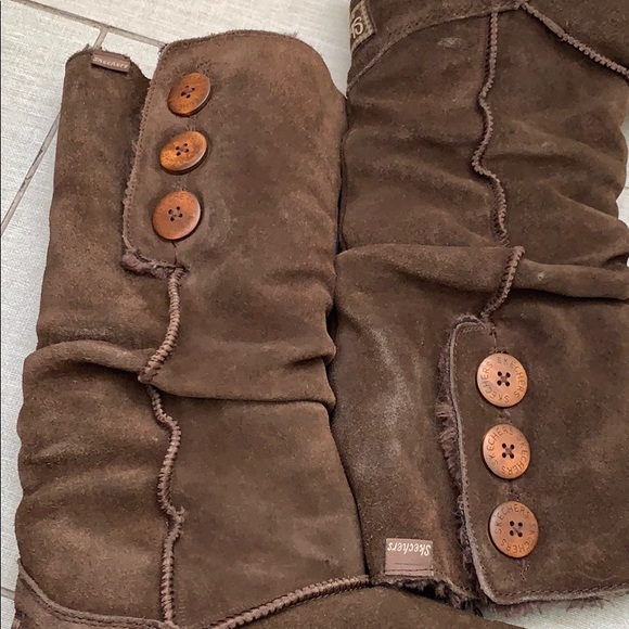 Skechers Keepsake Big button Tall Winter Boots - Picture 4 of 8